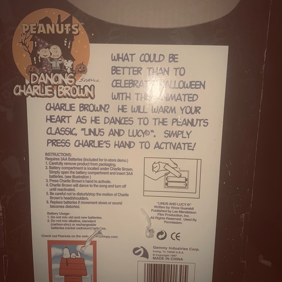 ⬇️PRICE DROP $$👻 Boo Peanuts Dancing Crew 👻 3yr+ - Picture 5 of 5